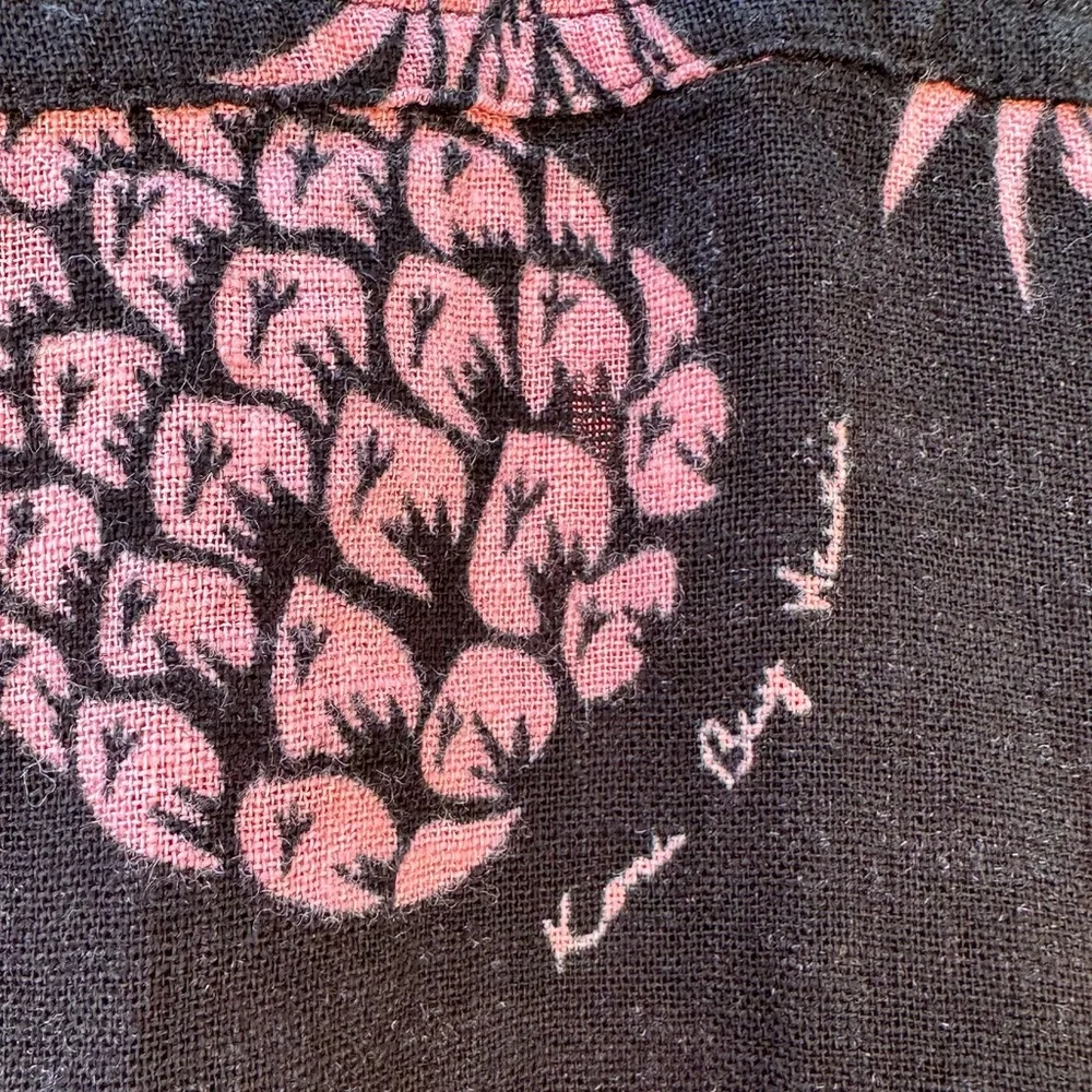 Rails Whitney Shirt Pineapple Pinya Print Linen Blend Sz S - Picture 14 of 16